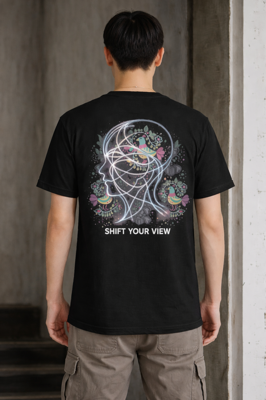 Unisex Graphic T-Shirt – Shift Your View Mind Design